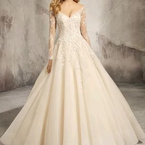 Mori Lee Plus size wedding dress
